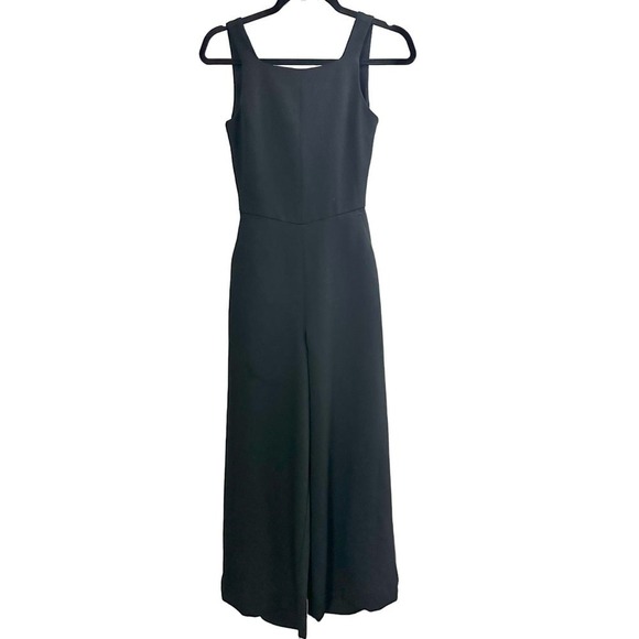 Aritzia Wilfred Ecoulement Tie Back Womens Jumpsuit - Black - Size 00 - Picture 2 of 8